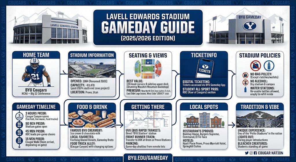 LaVell Edwards Stadium: BYU Football Guide and InsiderTips.