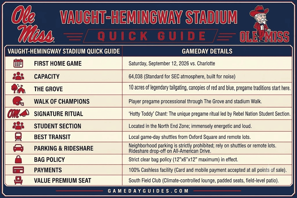 Ole Miss Quick Guide