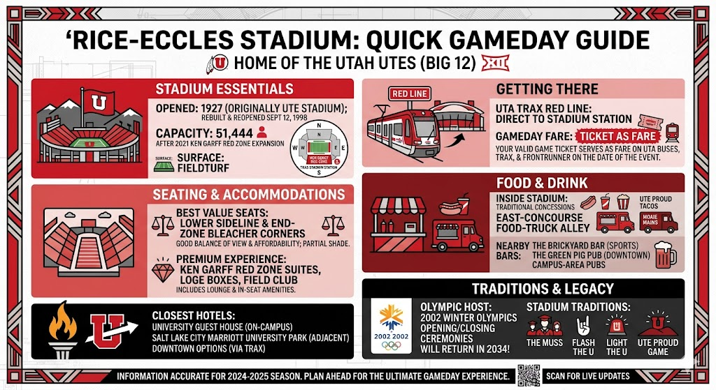 Rice-Eccles Stadium: Utah Football Insider Tips, Best Seats and More.