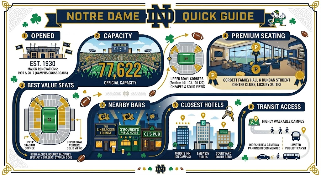 Notre Dame Stadium: Insider Tips, Best Seats and More 3 Notre Dame Stadium: Insider Tips, Best Seats and More.