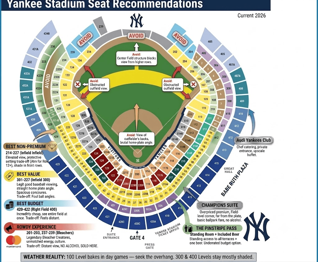 Yankee Stadium: Best Seats, Parking, Tips And More.