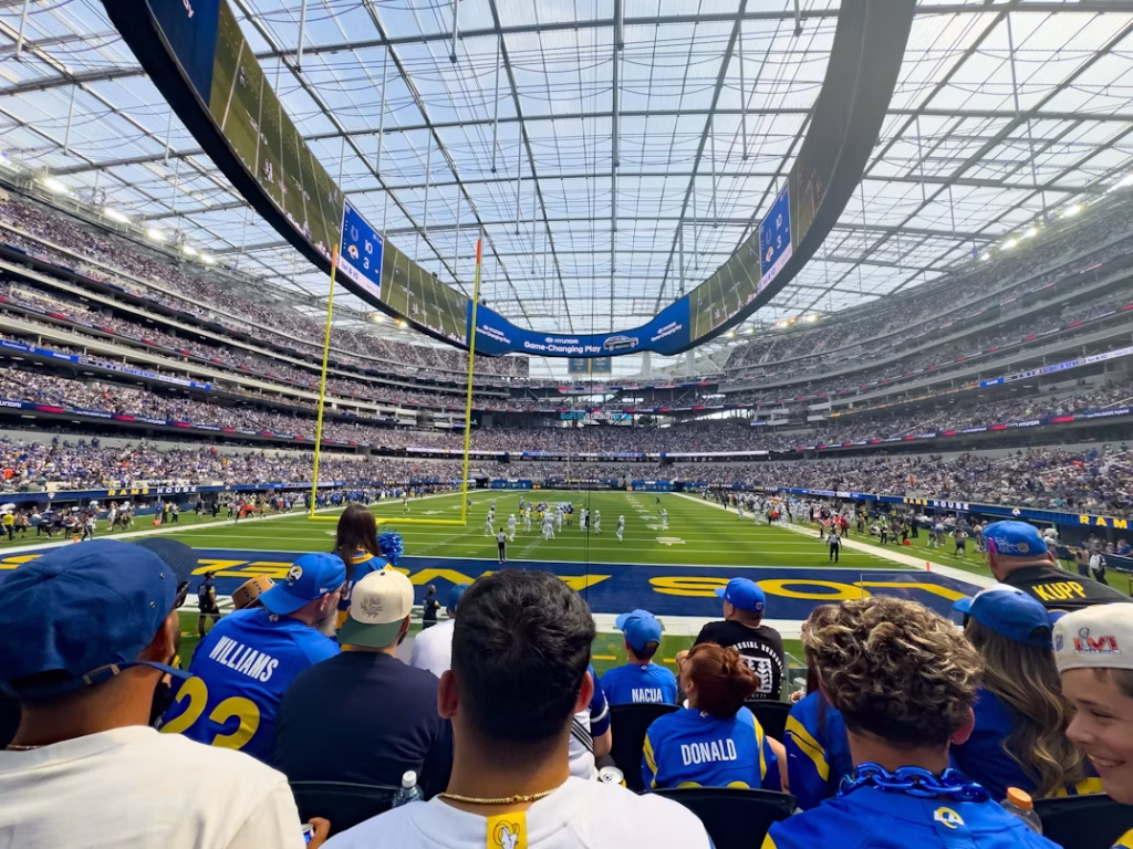SoFi Stadium: Best Seats, Seating Chart, Capacity and Tips 4 SoFi Stadium Clubs and Premium SeatingPhoto Credit Jonathan Kaufman unsplash
