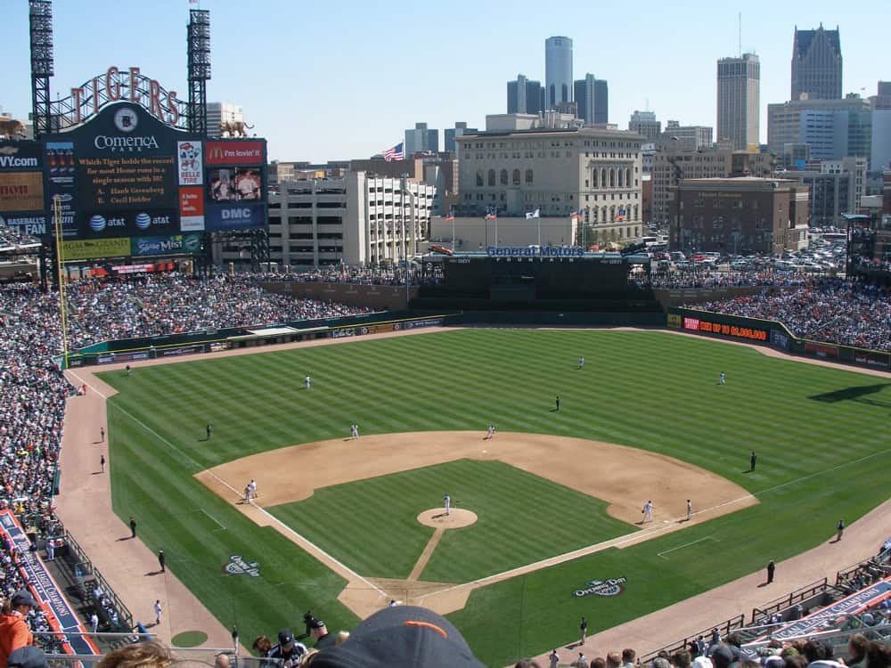 Comerica Park Guide: Detroit Tigers Gameday Guide and Tips 4 Comerica Park Seating Chart
Photo Credit: MJCdetroit Wikipedia