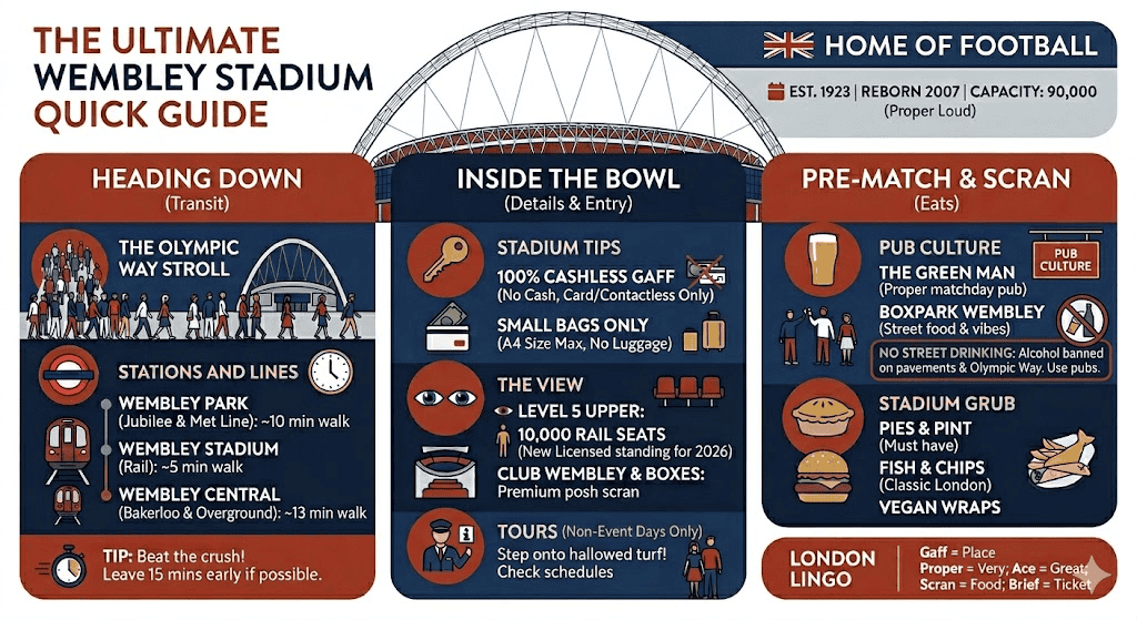 Wembley Stadium Guide: Top Tips, Best Seats and More 3 Wembley Stadium Guide: Top Tips, Best Seats and More.