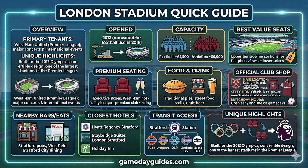 London Stadium Quick Guide